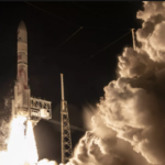 ULA's Vulcan launch vehicle blasts skyward for its maiden flight early Monday, Jan. 8, 2024. Credit: ULA