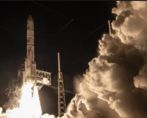 ULA's Vulcan launch vehicle blasts skyward for its maiden flight early Monday, Jan. 8, 2024. Credit: ULA