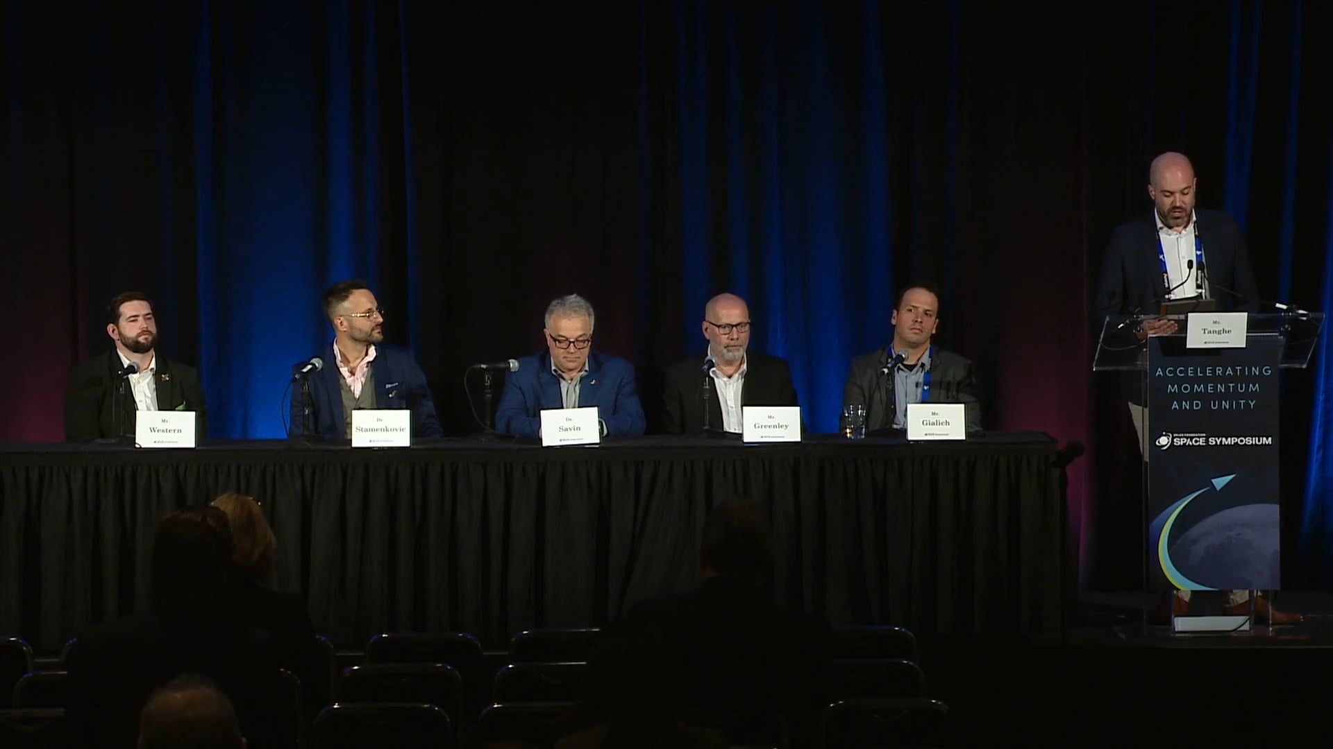 Space Manufacturing and Resource Utilization panel. Key points included refining metals in space, developing robotic solutions for lunar operations, and leveraging microgravity for superior product quality. The panel emphasized the environmental and economic benefits of space-based operations.