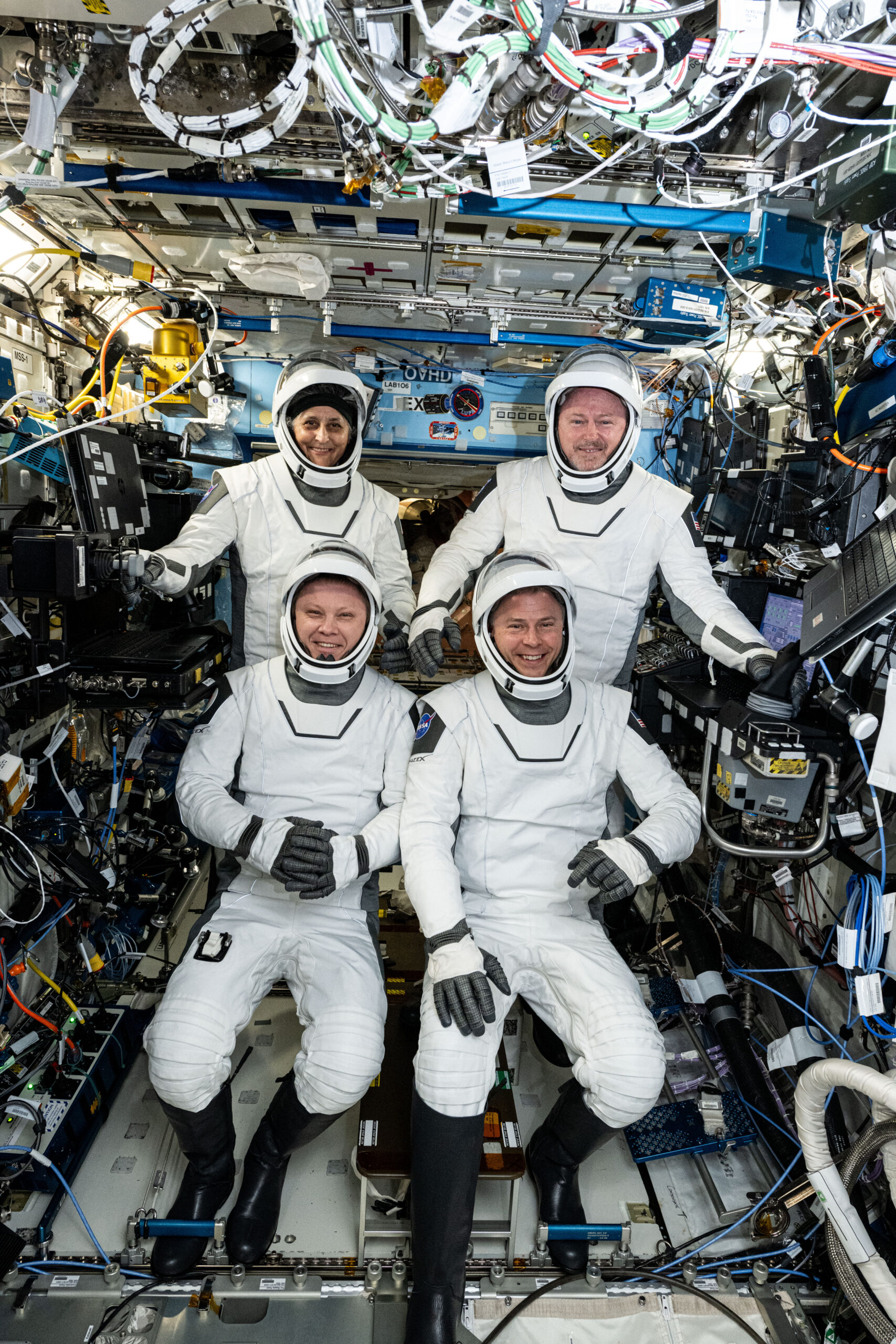 Two Starliner astronauts, first Guardian in space return to Earth on SpaceX capsule