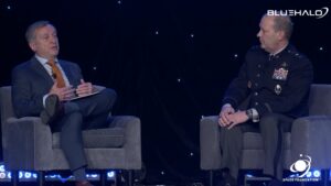 Lt. Gen. Douglas Schiess discusses growing threats in space and underscored the Space Force’s reliance on allied and commercial partnerships to maintain strategic dominance during a fireside chat at the 40th Space Symposium.