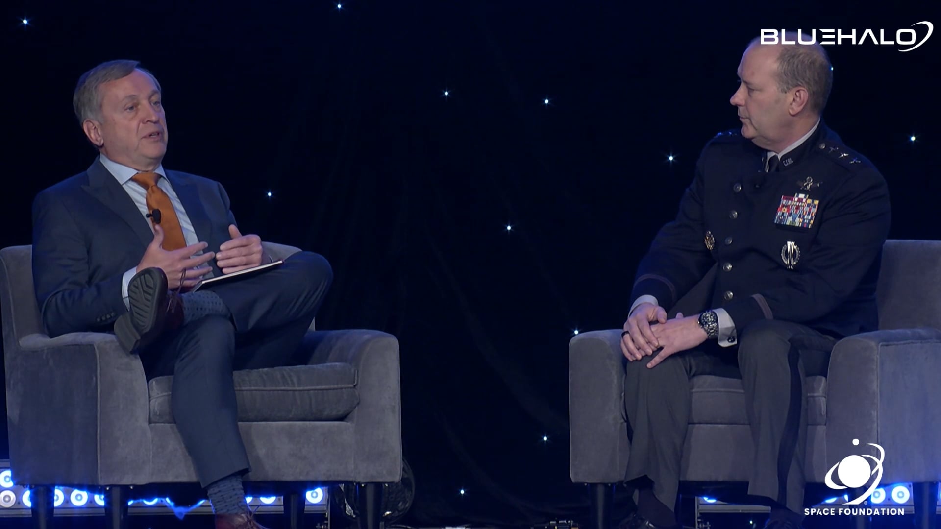 Lt. Gen. Douglas Schiess discusses growing threats in space and underscored the Space Force’s reliance on allied and commercial partnerships to maintain strategic dominance during a fireside chat at the 40th Space Symposium.