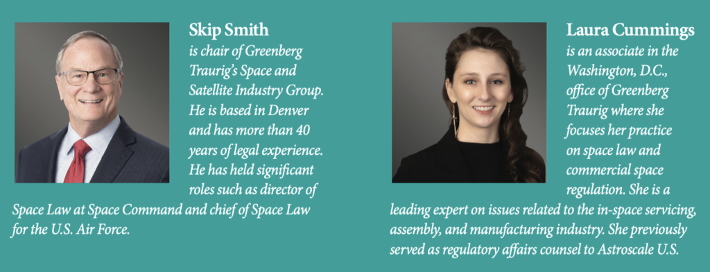 U.S. space law and predictions for the near future. The United States space economy has experienced significant growth in recent years, with projections that the global space economy will reach $1.8 trillion by 2035.