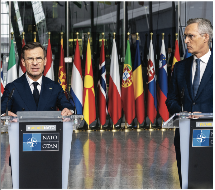 Sweden is becoming an increasingly important actor within the international space community. Sweden became the 32nd member nation of the North Atlantic Treaty Organization (NATO).