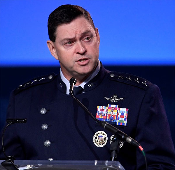 general-saltzman Space Force Gen. B. Chance Saltzman is expected to detail components of a
new “Space Warfighting Framework” during the 40th Space Symposium in
Colorado.
Credit: Space Force