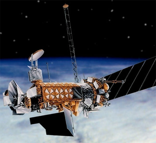 satellite Would-be attackers have had decades to study older satellites, like the
U.S. Defense Meteorological Support Program.
Credit: Space Force