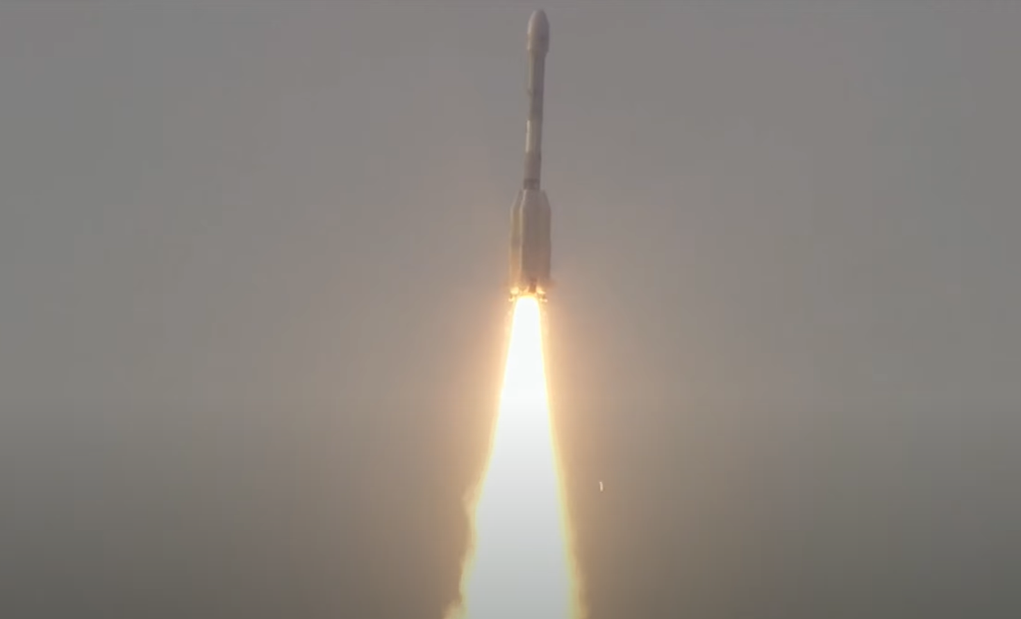 A rocket launches from Satish Dhawan Space Center on July 30.
